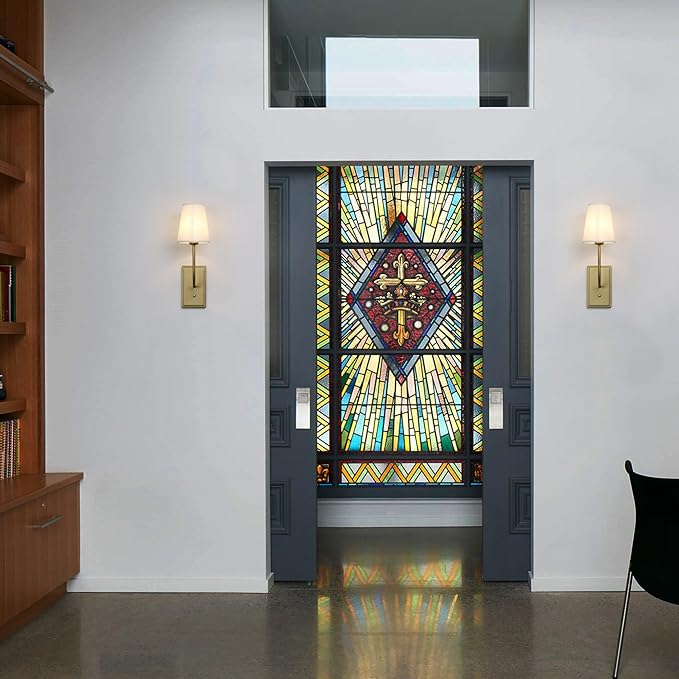 Farmhouse Brass Wall Sconce 1-Light, Linen Fabric Shade Wall Lamp Hardwired Indoor Wall Light for Bedroom Living Room Vanity Bathroom (White Cloth 2-Pack)