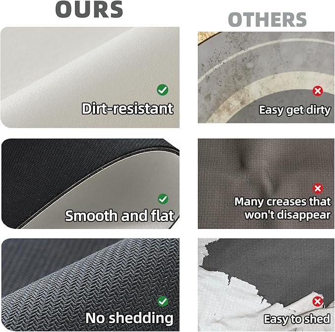 White Bath Mat, Bathroom Rugs Non Slip Washable Thin Absorbent Quick Dry Bath Mat Fits Under Door Bathroom Floor Mat Perfect for Bath, Shower, or Sink 12"x12" White