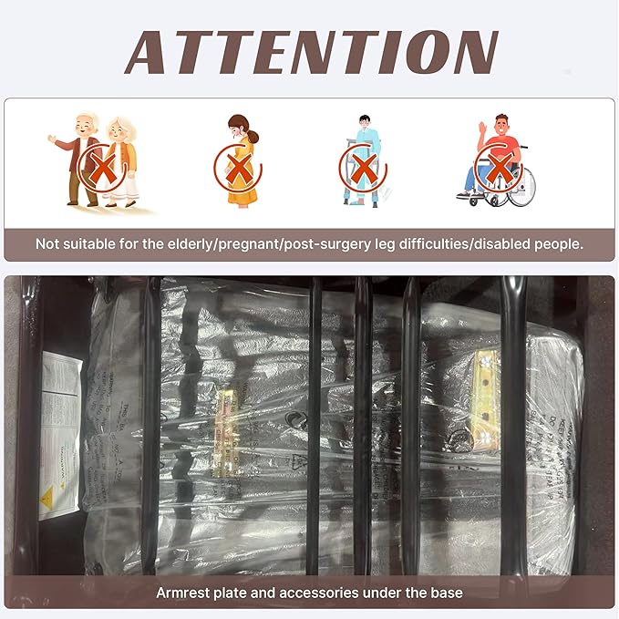 Recliner Chair Rocker Modern Ergonomic Lounge 360 Degree Swivel Single Sofa Seat Living Room Lounge Recliners on Clearance Foam Filling