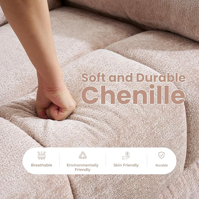 Oversized Swivel Rocker Recliner with Massage and Heat, 26" Extra Wide Manual Recliner for Adults & Big Man, Overstuffed Rocking Chair with High Back for Living Room, Beige Chenille