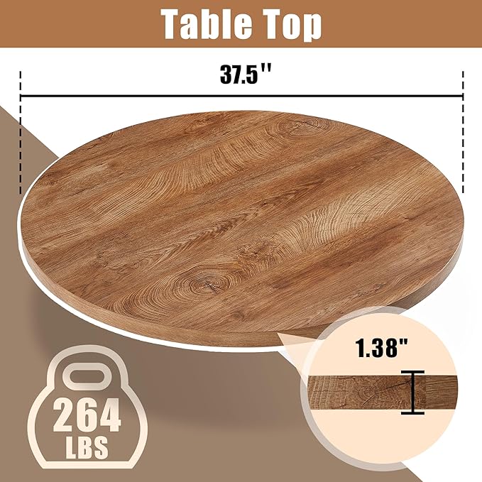 3 Piece Dining Table Set for Small Spaces - Round Kitchen Table Chairs Set of 2 with Blue Velvet Upholstered Chairs -Space Saving Dinette for Kitchen, Dining Room