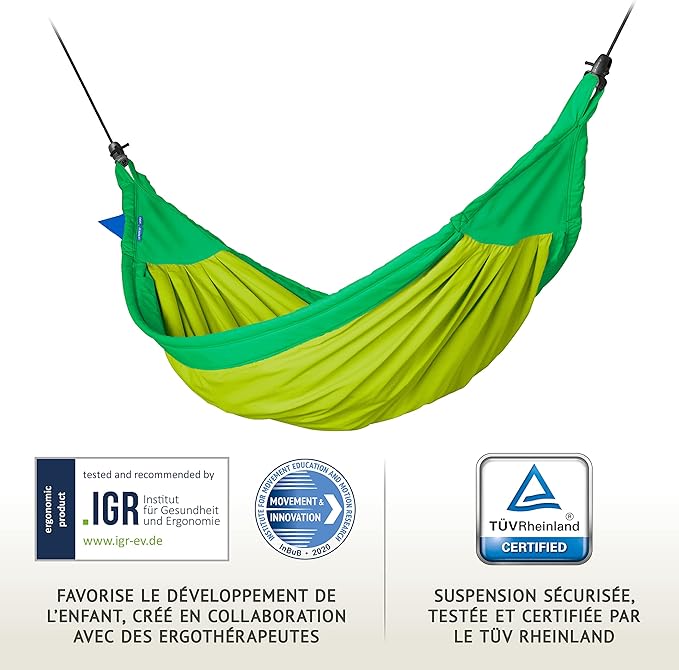 LA SIESTA Moki Froggy - Organic Cotton Kids Hammock