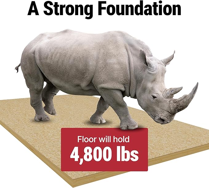 Handy Home Products Rookwood 10x12 Do-It-Yourself Wooden Storage Shed with Floor Kit- Does not Include Paint or Roofing Shingles