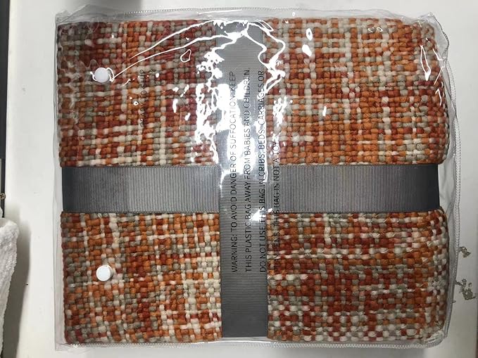 BATTILO HOME Multicolor Throw Blanket for Couch, Colorful Afghan Throw Blanket for Spring, Indoor Outdoor Throw for Home Decor, 50"x60"