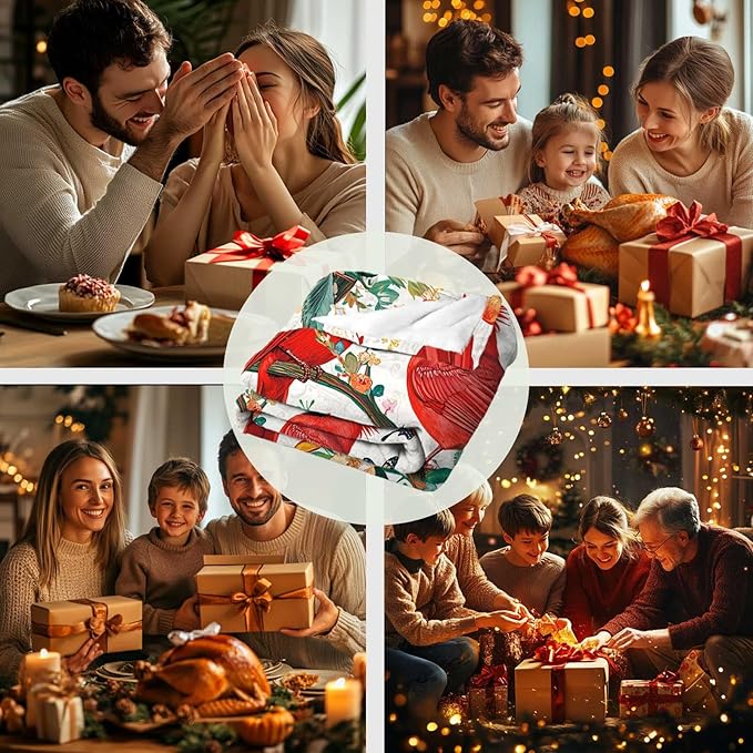 Cardinal Blanket Throw, Cardinal Gifts for Women and Men, Lightweight Soft Red Bird Blanket Fleece, Perfect for Living Room, Bedroom Decor, 50x60 Inches