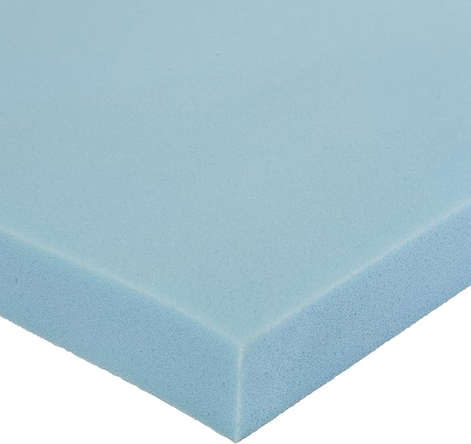 Amazon Basics King Mattress Topper, Cooling Gel-Infused, CertiPUR-US Certified, 2 Inches, Blue