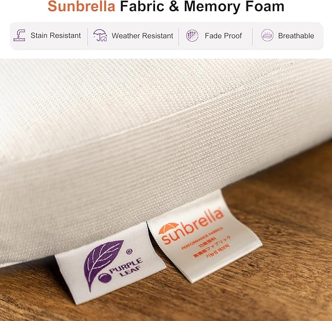 PURPLE LEAF 7 Pieces Outdoor Dining Set Patio Table and Chairs Set Aluminum Wicker Rattan Patio Furniture Set for Lawn Garden Porch Teak