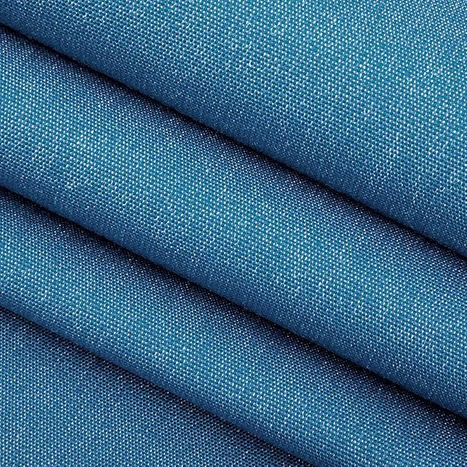 RSH DECOR: Sunbrella Square Throw Pillows Set of 4 | 24" x 24" | Water and Fade-Resistant Performance Fabric | Outdoor Pillow Covers with Down-Alternative Inserts | Canvas Regatta