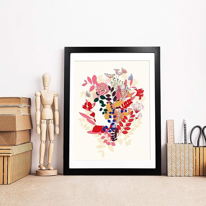 Egofine 12x16 Picture Frame Black Covered by Plexiglass Made of Solid Wood, Display Pictures 9x12 and 11x14 with Mat or 12x16 Without Mat for Wall Mounting Photo Frame