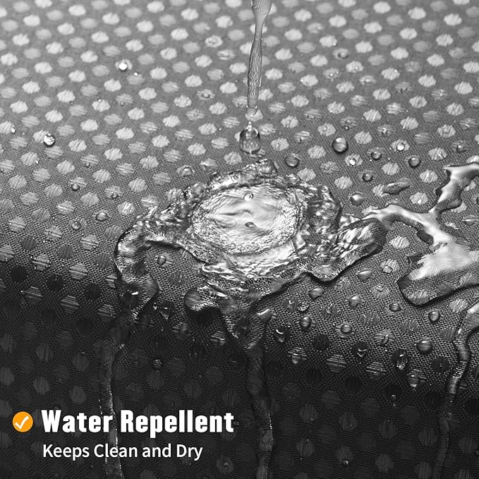 MitoVilla No Hooks Needed Black Ombre Waffle Shower Curtain with Snap-in Liner, Modern Waffle Weave Heavy Duty Fabric Cloth Shower Curtain for Luxury Neutral Hotel Spa Bathroom Decor, 72 x 74