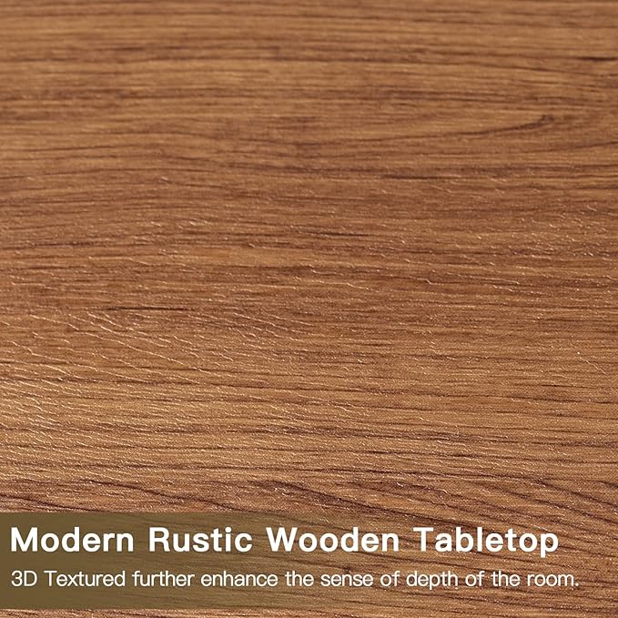 Mid Century Modern Coffee Table - Coffee Table for Living Room, 39.4" Fluted Design with Sliding Door Storage & Open Shelves, Wood Construction, Walnut