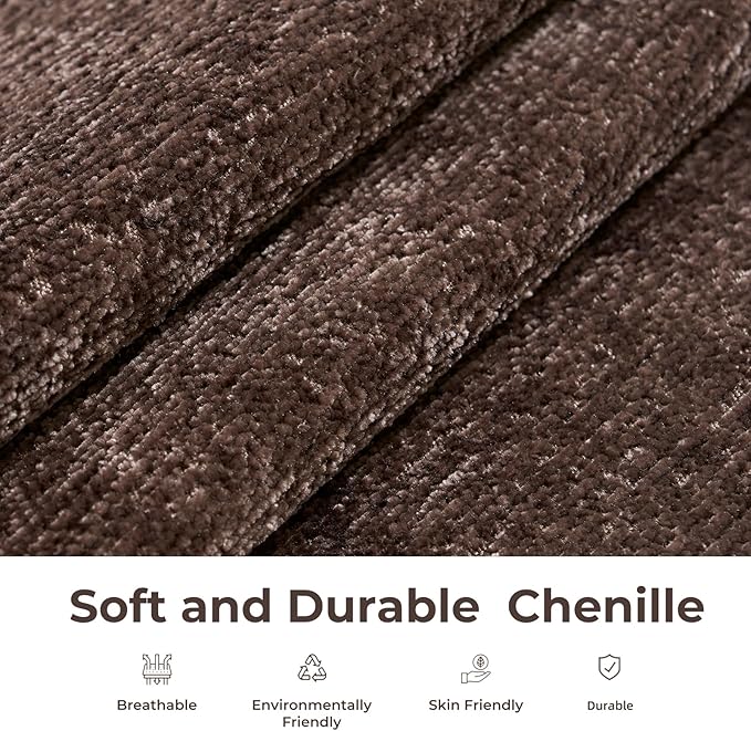 Power Lift Recliner Chair for Elderly with Adjustable Headrest, Lay Flat Lift Chair with Dual Heating and Massage, Electric Lift Recliner for Big and Tall, Extended Footrest, Coffee