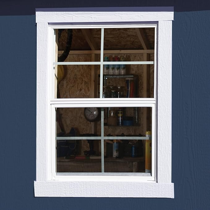 Handy Home Products Charleston Value Gable 10x8 Do-It-Yourself Wooden Storage Shed with Floor, 2x3 framing