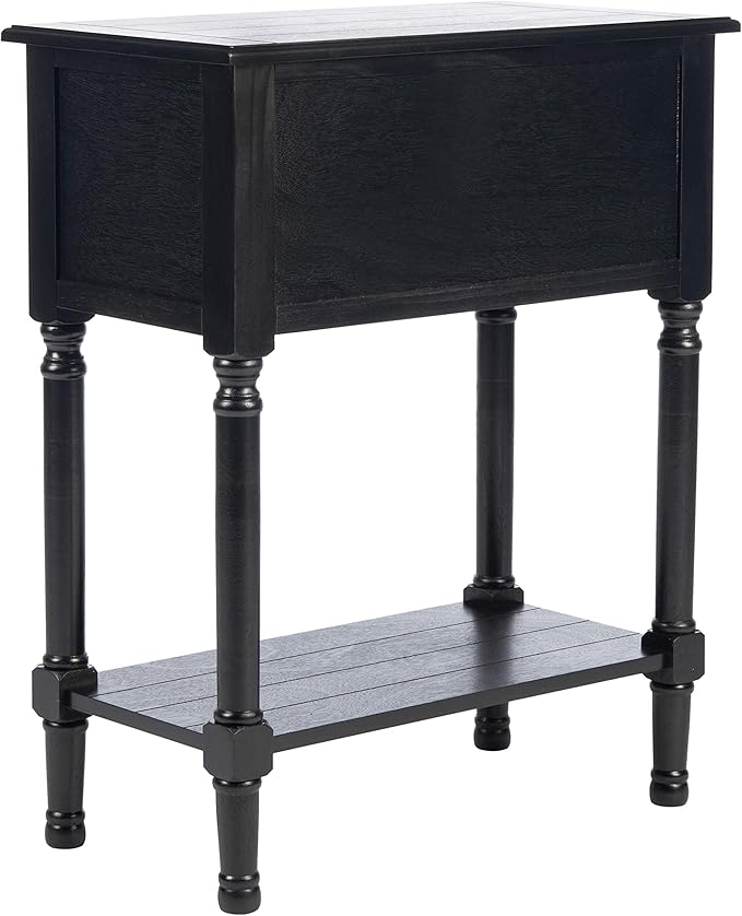 SAFAVIEH Home Collection Primrose Black 3-Drawer Console Table