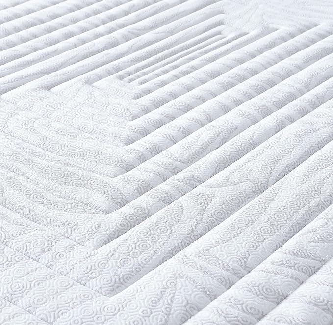 Ottomanson King 11" Safari Firm Hybrid Mattress - Made in USA - Unyielding Support & Durability - Individually Pocketed Coils & CertiPUR-US Foam - Fiberglass-Free - Bed in a Box