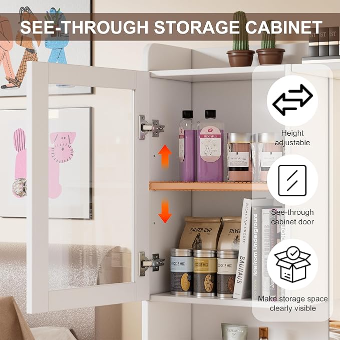 PAKASEPT 55.1" Large Vanity Desk with Mirror and Lights, Makeup Vanity with Power Outlet and 8 Drawers, 3 Lighting Modes Adjustable Vanity Table for Girl Women(White)