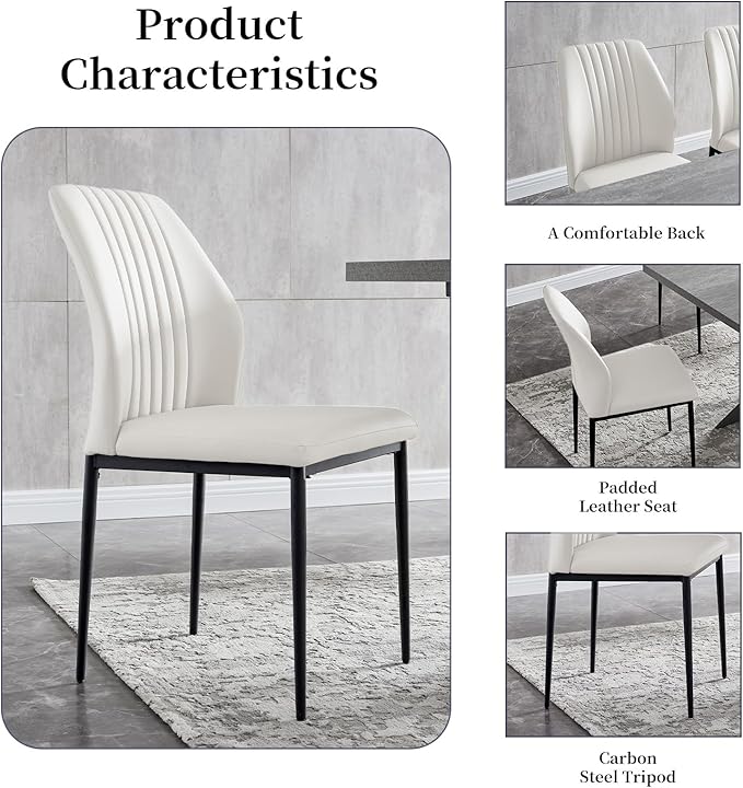 43.2"-59.1" Extendable Round Dining Table Set, Round Table for 4-6 Person with Scratch-Resistant Thickened MDF Board, Oak Coffee Table w/Metal Legs