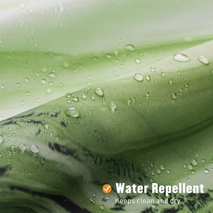 MitoVilla Sage Green Marble Shower Curtain, Modern Ombre Fabric Cloth Shower Curtains for Luxury Bathroom Decor, Abstract Watercolor Shower Curtain, 72x72