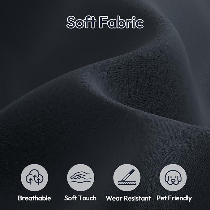 Sleeper Sofa Bed, Modular Sectional Couch with Pull Out Bed, L Shaped Sectional Convertible SofaBed with Storage Seat, for Living Room Apartment Bedroom Office Dark Gray Linen