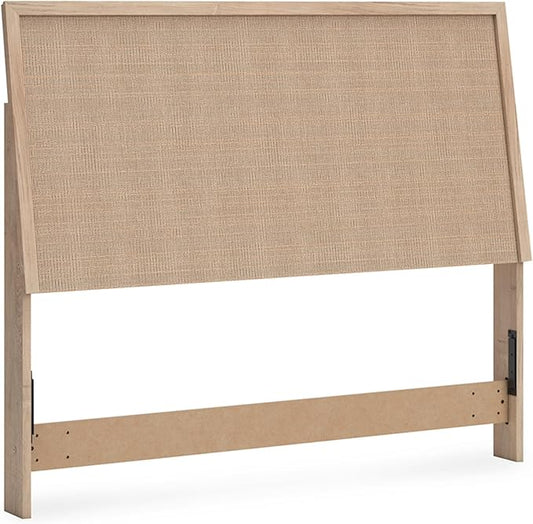 Signature Design by Ashley Cielden Contemporary Panel Headboard, Queen, Beige