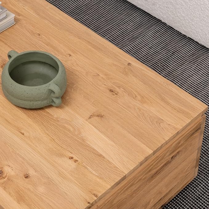 Transformer Table Lift Top Coffee Table with Storage, Modern Coffee Table for Living Room, Home Office & Dining, Space-Saving Small Coffee Desk with Panel Hidden Storage for Transformer Dining Table