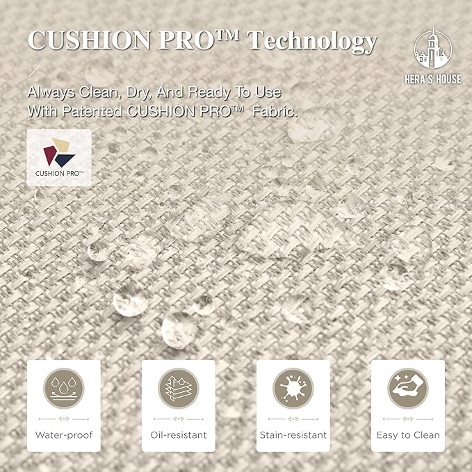 HERA'S HOUSE 9 Pieces Patio Table and Chairs Set, Outdoor Dining Set for 8, 8 x Rattan Patio Chairs and 1 x 60 Square Metal Dining Table, Outdoor Rattan Dining Table Set for Lawn Garden Backyard