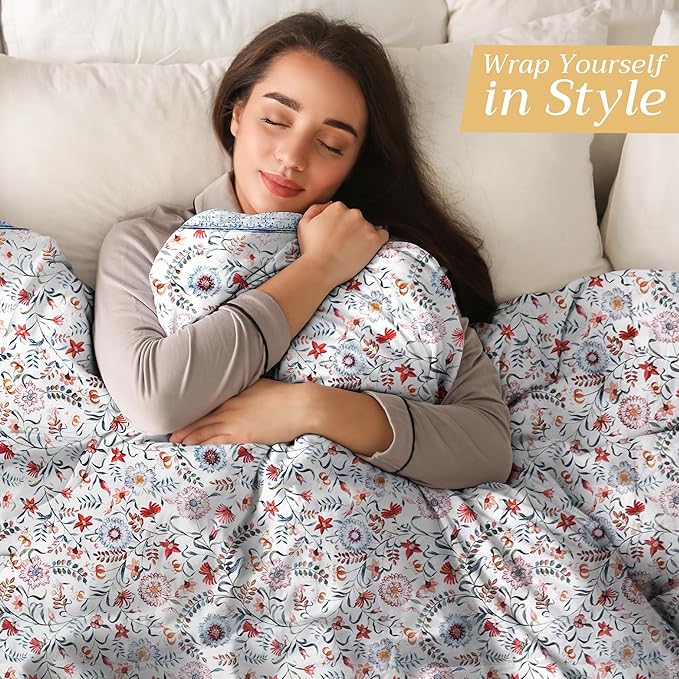 Maison d' Hermine Throw Blanket for Couch Lightweight Soft Warm Breathable Cotton Throw Blankets for Bed Girls Boys Women Men Gifts Sofa Travel Living Room Chair Bedding (60"x80", Nellore)