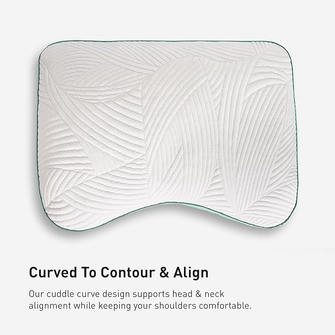 Bedgear Level Cuddle Performance Pillow - Firm Bed Pillow for Side Sleepers - Moisture Wicking Removable Cover - Size 1.0