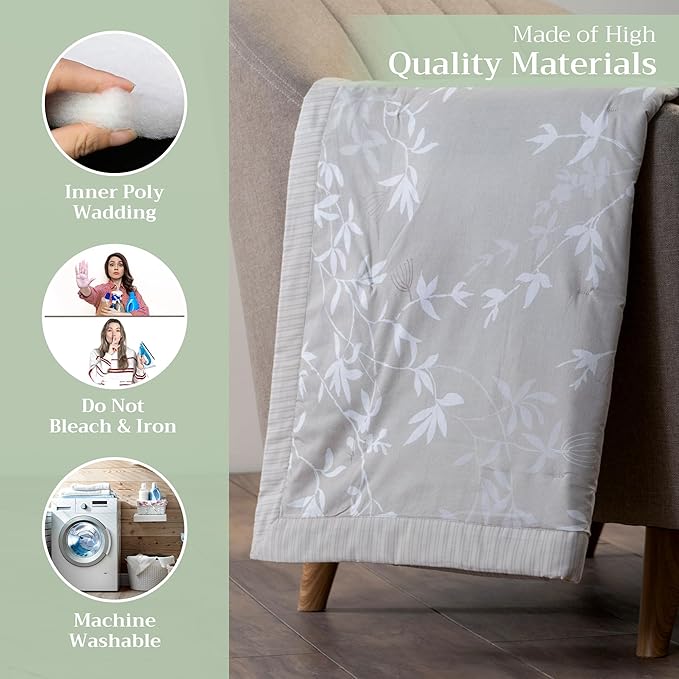 Maison d' Hermine Throw Blanket for Couch Lightweight Soft Warm Breathable Cotton Throw Blankets for Bed Girls Boys Women Men Gifts Sofa Travel Living Room Chair Bedding (60"x80", Louxor)