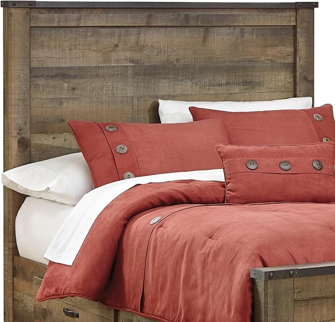 Signature DESIGN BY ASHLEY B446-87 Full Panel Headboard, Brown