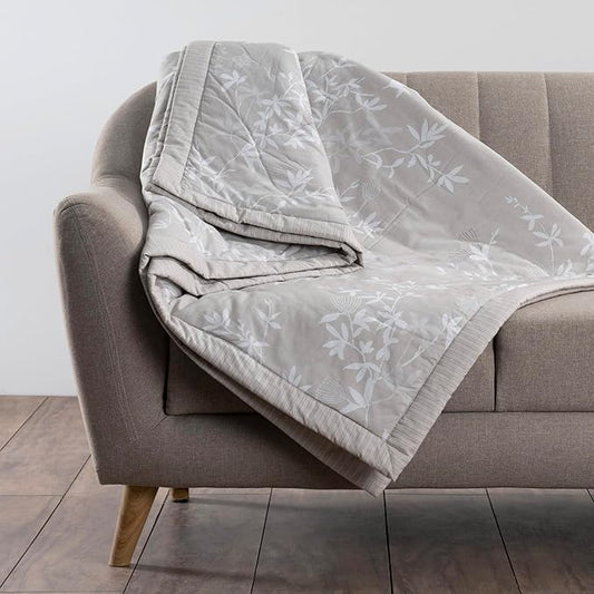 Maison d' Hermine Throw Blanket for Couch Lightweight Soft Warm Breathable Cotton Throw Blankets for Bed Girls Boys Women Men Gifts Sofa Travel Living Room Chair Bedding (50"x60", Louxor)