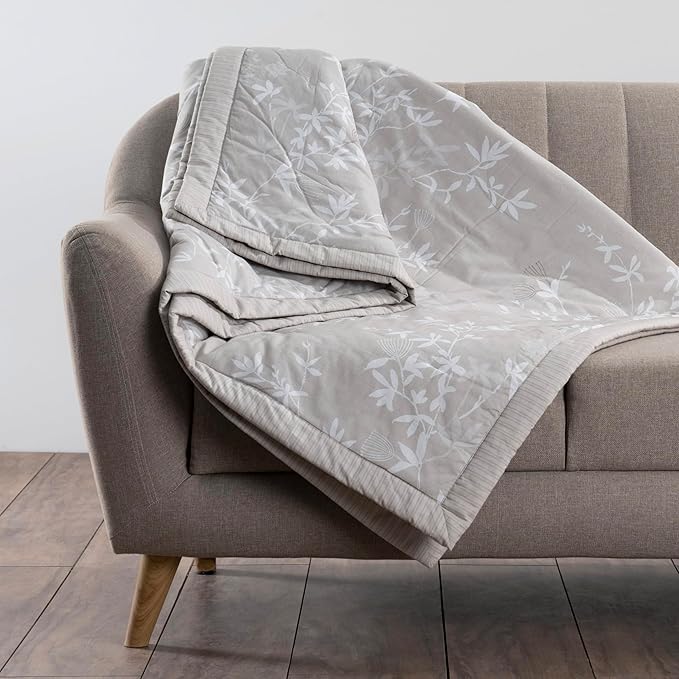 Maison d' Hermine Throw Blanket for Couch Lightweight Soft Warm Breathable Cotton Throw Blankets for Bed Girls Boys Women Men Gifts Sofa Travel Living Room Chair Bedding (60"x80", Louxor)