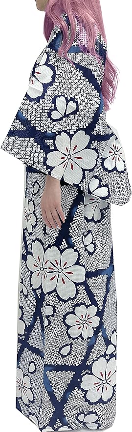 Kimura Jitsugyo Women's Kyoto Traditional Easy Wearing Kawaii Yukata Robe(Japanese Casual Kimono) Set 2
