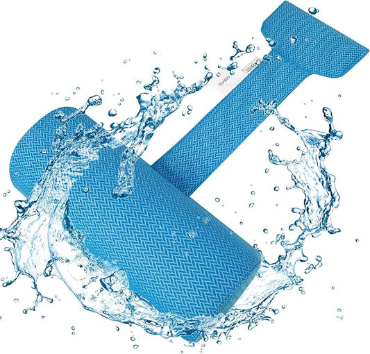 Headrest Pillow for Patio Chaise Lounge, Spa Pillow for Adult with Non-Slip Weighted Tail, Outdoor Cushion All Weather Sunbathing Swing Pool Furniture, Quick Drying