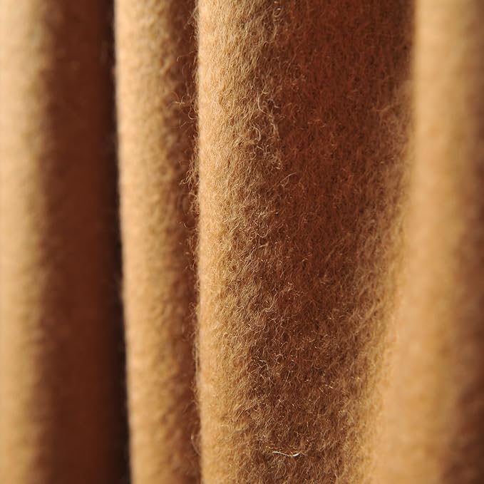 CUDDLE DREAMS Premium Cashmere Throw Blanket with Fringe, Luxuriously Soft (Camel)