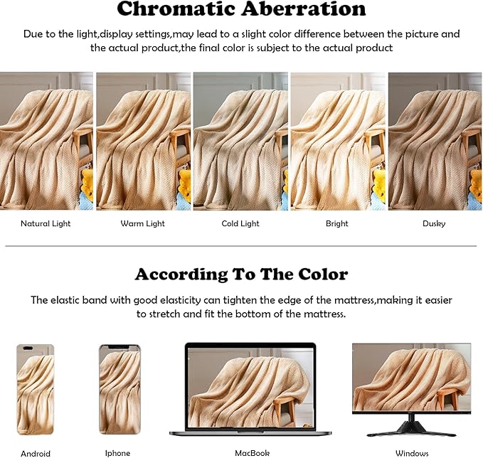 NEWCOSPLAY Super Soft King Blanket Brown Premium Silky Flannel Fleece Leaves Pattern Lightweight Bed Blanket All Season Use (Brown, King(90"x110"))