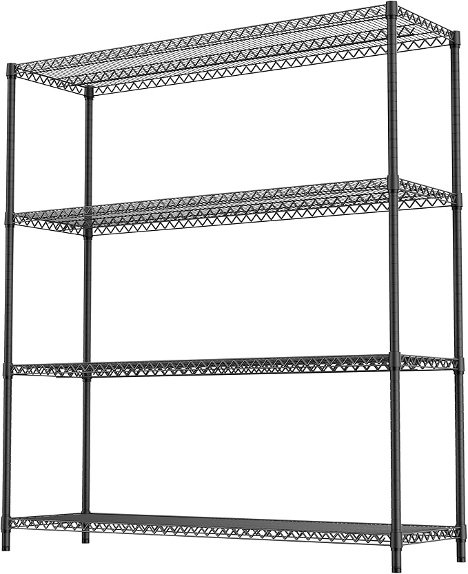 4 Tiers Shelf Metal Storage Shelves