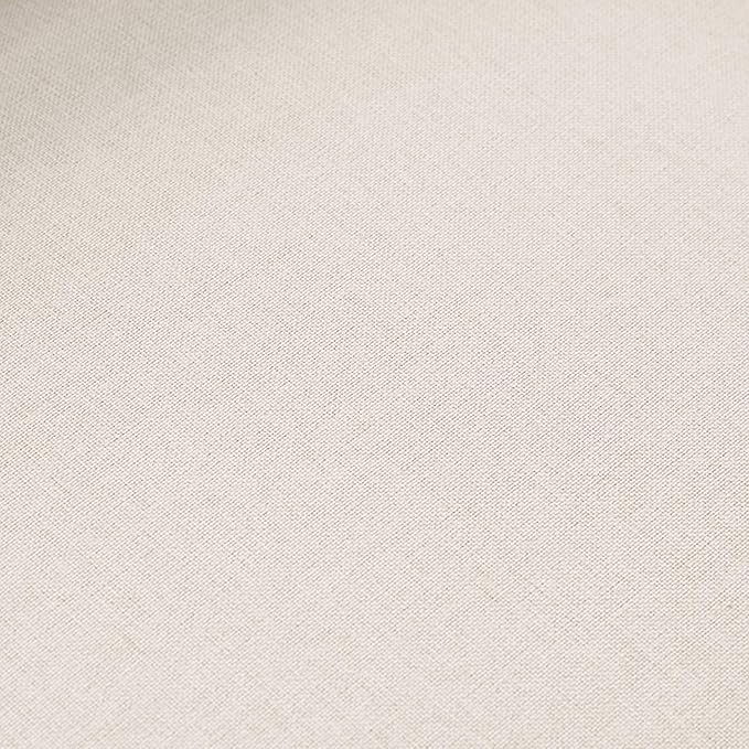 High Back Living Room Chairs, Fabric Accent Chair, Comfy Upholstered Armchair with Wooden Legs for Living Room, Bedroom, Apartment (2, Beige)