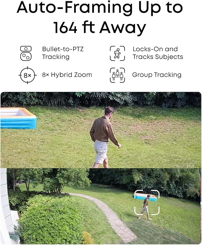 eufy PoE NVR Security Camera System S4, 24/7 Recording,Up to 16CH, 2TB HDD, 2 Bullet-PTZ Cams, 2 Bullet Cams, 360° PTZ, AI Auto Framing & Tracking, Smart Video Search, Color Night Vision