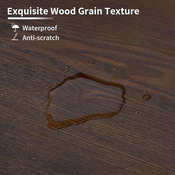 55.12" Wood Console Table for Entryway, Narrow Long Real Wood Fluted Design Sofa Tables Behind Couch Table Entryway Tables with 2-Tier Storage Shelves for Living Room, Hallway, Foyer, Walnut