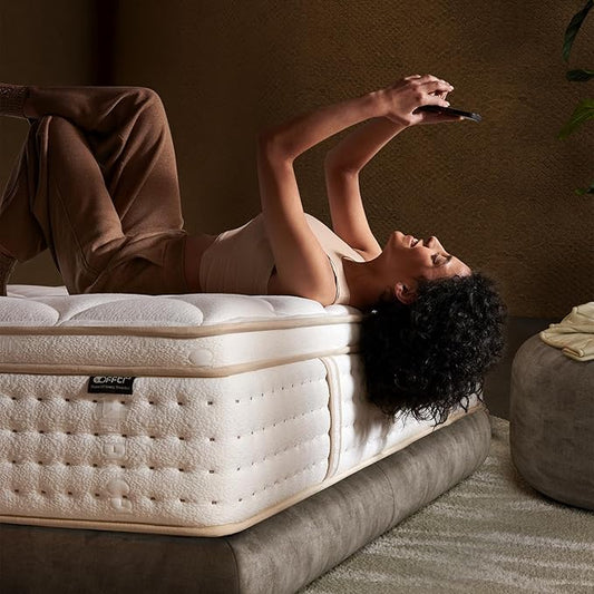 Full Mattress,Full Size Mattress,12 Inch in a Box,Superior Hybrid with Memory Foam for Extra Lumbar Support,100 Night Trial,Maximum Support,Zoned Spring, Firm (12 Inch, Full)