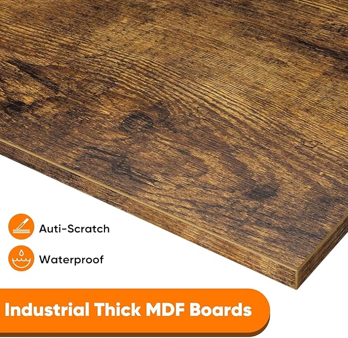 TV Stand, 63 Inch TV Stand for 50 75 Inch TV, Entertainment Center with Power Outlets & Open Storage Shelves, TV Media Console with Glass Slide Doors for Living Room, Bedroom, Rustic Brown