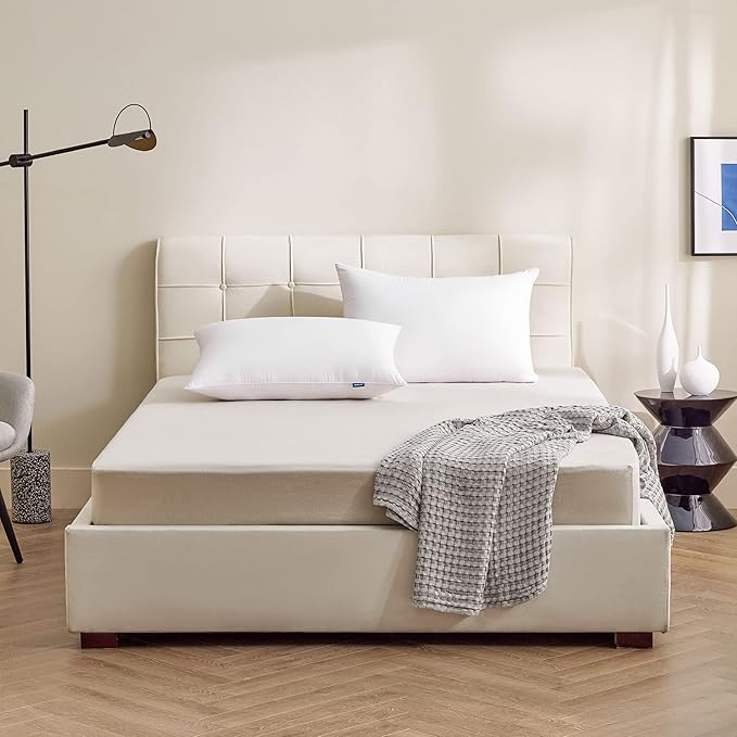 Bedsure King Size Pillows Set of 2 - King Size Bed Pillows 2 Pack for Sleeping, Soft and Supportive, Hotel Quality, Original Down Alternative Filling for Side, Back Sleepers