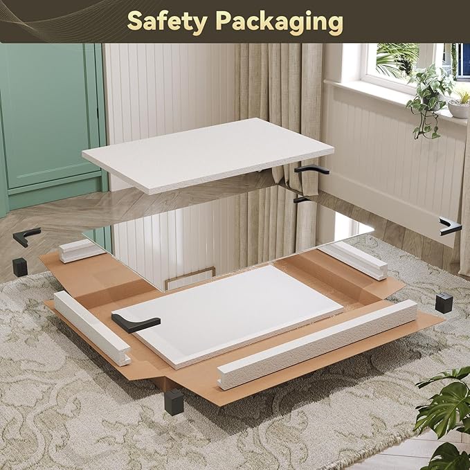 Brightify Frameless Mirror, 28x32 Inch Bathroom Mirrors for Over Sink, Large Tempered Glass Square Wall Mirror, Frameless Vanity Mirror for Gym, Yoga, Living Room, Bedroom, Entryway