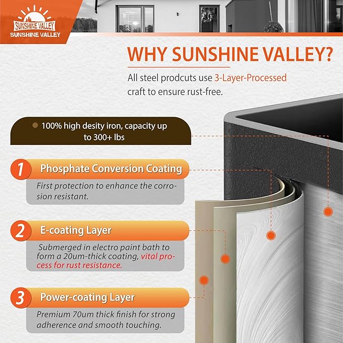 7 Piece Patio Dining Sets for 6, Black Outdoor Table and Chairs Set with 1 Wood-Like Patio Table(1.57"-1.9" Hole) and 6 Textilene Patio Chairs, Outdoor Dining Sets for Deck Backyard