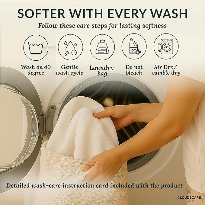 Soft 4 Layer Muslin Cotton Blanket King Size,100% Cotton Blanket, Lightweight and Breathable for All Season, Best for Spring, 92x108, White