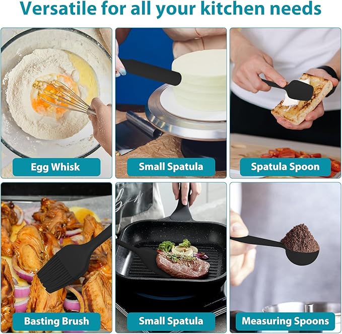 20-Piece Mixing Bowls Set with Airtight Lids – 6 Stainless Steel Kitchen Bowls (4.5QT, 4QT, 3.5QT, 2.1QT, 1.5QT, 1.1QT), 3 Grater Attachments, Non-Slip Silicone Bottoms, Perfect for Baking & Serving