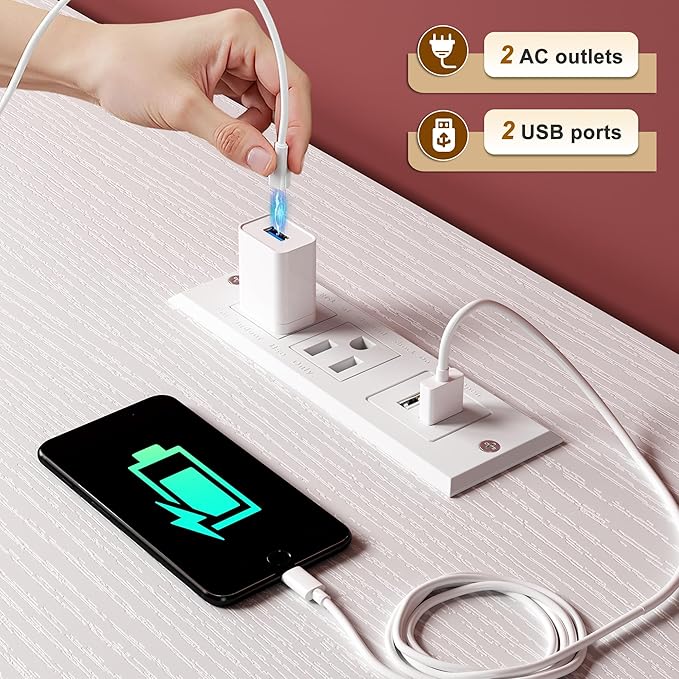 TV Stand for 55 60 inch TV, Large Wall Unit Entertainment Center with LED Lights & Power Outlets, TV Stands for Living Room, Closet, Entryway,13.8" D x 55" W x 61" H, White