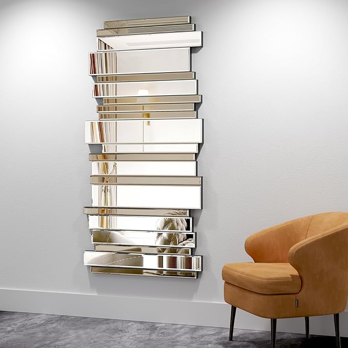 Mirrors for Wall Rectangle Accent Mirrors for Wall Large Mirror for Decor Living Room 24×47 inch