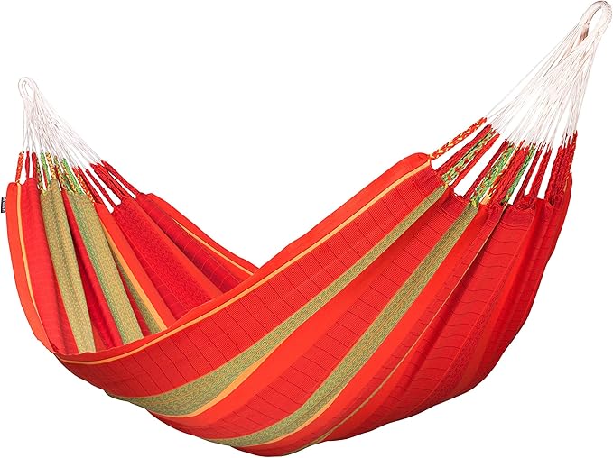 LA SIESTA Flora Chilli - Organic Cotton Family Classic Hammock Size King